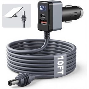 Starlink Mini Car Adapter, 10 FT 12-24V DC Power Cigarette Lighter Charger for Truck, RV, Van, Boat and Yacht in Saudi Arabia