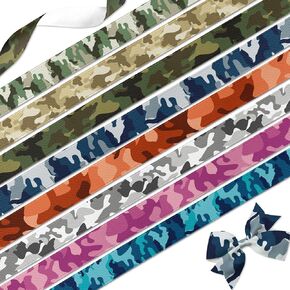 شريط وطني 10 عبوات 3/8 بوصة Grosgrain 4th من يوليو أحمر أبيض أزرق نجمة الولايات المتحدة الأمريكية شرائط العلم الأمريكي لتزيين الحرف اليدوية وتغليف الهدايا 3 ياردات لكل منها in Kuwait