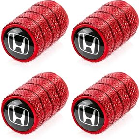 4pcs Tire Valve Stem Caps, Compatible with Toyota TRD Sequoia Tundra Tacoma 4Runner Trucks Series Stem Cap Universal Car Air Cover Car Accessories for Cars, SUV, Truck, Motorcycles Red in Saudi Arabia
