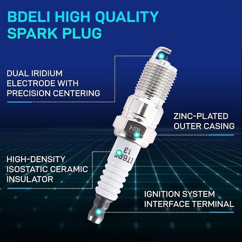 مجموعة ملف الإشعال BDELI DG508 ومجموعة شمعات الإشعال SP493 SP479 المتوافقة مع 4.6L 5.4L V8 F-150 F-250 F350 E150 E250 E350 E450 LINCOLN NAVIGATOR in Kuwait