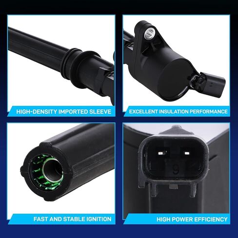 مجموعة ملف الإشعال BDELI DG508 ومجموعة شمعات الإشعال SP493 SP479 المتوافقة مع 4.6L 5.4L V8 F-150 F-250 F350 E150 E250 E350 E450 LINCOLN NAVIGATOR in Kuwait