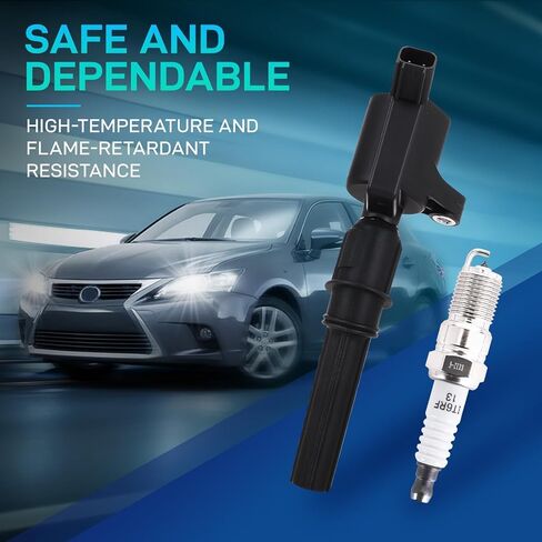 مجموعة ملف الإشعال BDELI DG508 ومجموعة شمعات الإشعال SP493 SP479 المتوافقة مع 4.6L 5.4L V8 F-150 F-250 F350 E150 E250 E350 E450 LINCOLN NAVIGATOR in Kuwait