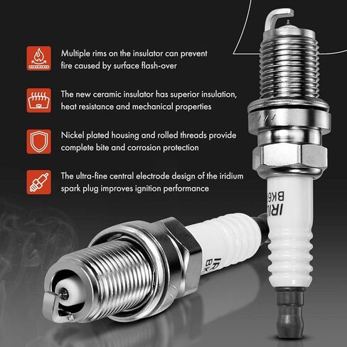 A-Premium Ignition Coils and Spark Plugs Kits Compatible with Ram 1500 2011-2012, Dakota 2011 & Jeep Grand Cherokee/Commander 2009-2010, Liberty & Dodge Durango, Nitro & Mitsubishi Raider, Set of 3 in Kuwait