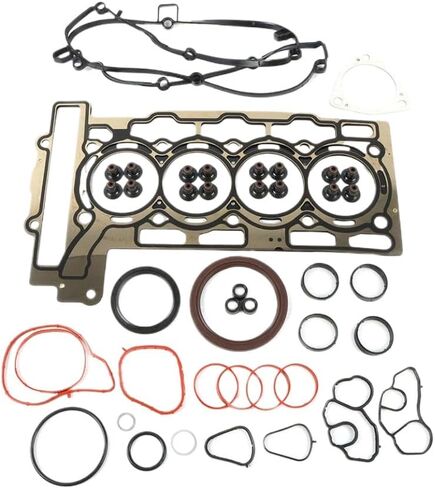 4pcs 77mm Engine Piston Set With Overhaul Gaskets Kit Compatible With 114i 116i 118i 120i 316i 1.6 N18B16 2009-2016 in Saudi Arabia