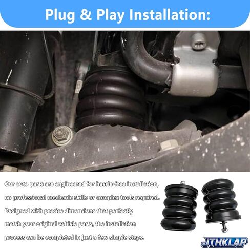SSF-106-47 Front Suspension Helper Spring Kit Bump Stop Compatible with 1975-2024 Ford E-150 E-250 E-350 E-450, 2007-2024 Mercedes-Benz Sprinter 2500 3500 - Replace SSF10647 in Saudi Arabia