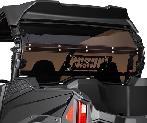StarknightMT Tinted Vented ZForce Rear Windshield Compatible With 2023-2026 CFmoto ZForce 950 Sport & 4/950 Trail/ 800 Trail G2 Back Window Heavy Duty PC (Do Not Fit HO EX Models) in Kuwait