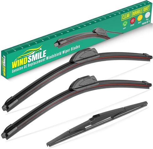 26" 16" 14" Windshield Wiper Blades Replacement for Toyota Venza 2021 2022 2023 2024 Premium All Weather Front Rear Wipers Set - OEM Quality (Pack of 3) in Saudi Arabia