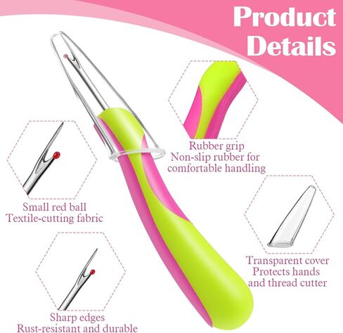 Seam Ripper 3 PCS Seam Rippers for Sewing Stitch Remover Tool Stitch Ripper Thread Rippers for Hand Sewing Crafting Knitting in Kuwait