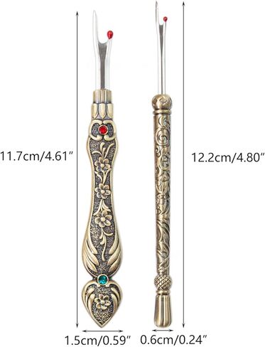Vintage Thread Cutter Seam Ripper Stitches Unpicker Thread Cutter Sewing Tools Ergonomic Handle Craft Sewing Supplies in Kuwait
