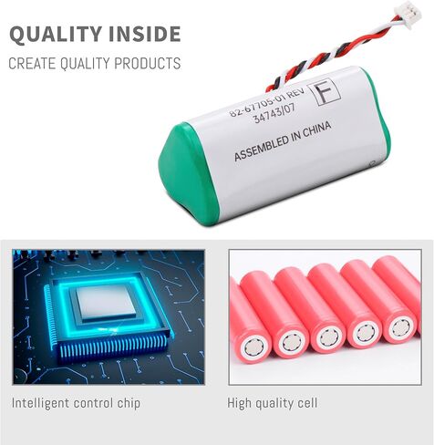 5-Pack Ni-MH Battery Replacement Compatible for Motorola Symbol 82-67705-01 LS-4278 LS4278-M BTRY-LS42RAAOE-01 DS-6878 Cordless Bluetooth Laser Barcode Scanner Batteries Upgrade 3.6V 1000mAh in Kuwait