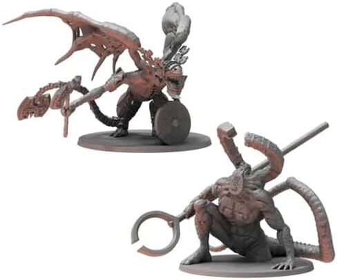 مجموعة ألعاب Steamforged Dark Souls The RPG Miniatures Bundle: Kalameet the Last Dragon وTitanite & Stone وDancer of the Boreal Valley & Smough (3 عناصر) in Kuwait