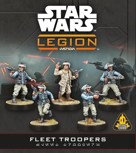 Asmodee Star Wars: Legion Fleet Troopers Unit - Rebel Corps Infantry Pack, Tabletop Miniatures Strategy Game for Teens & Adults, Ages 14+, 2 Players, 3 Hour Playtime in Kuwait