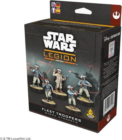 Asmodee Star Wars: Legion Fleet Troopers Unit - Rebel Corps Infantry Pack, Tabletop Miniatures Strategy Game for Teens & Adults, Ages 14+, 2 Players, 3 Hour Playtime in Kuwait