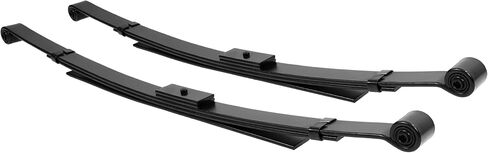 3" Lowering Leaf Spring Set Compatible with 1997-2004 Dodge Dakota 2WD Only (Extended cab, crew cab, regular cab) Powder Coated Steel Black in Kuwait