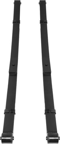 3" Lowering Leaf Spring Set Compatible with 1997-2004 Dodge Dakota 2WD Only (Extended cab, crew cab, regular cab) Powder Coated Steel Black in Kuwait