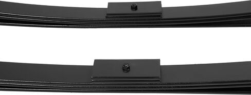 3" Lowering Leaf Spring Set Compatible with 1997-2004 Dodge Dakota 2WD Only (Extended cab, crew cab, regular cab) Powder Coated Steel Black in Kuwait