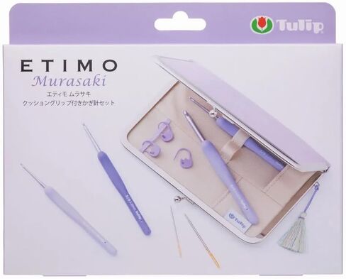 Tulip Tulip Knitting Needles ETIMO Murasaki Crochet Set with Cushion Grip TEM-001 in Kuwait
