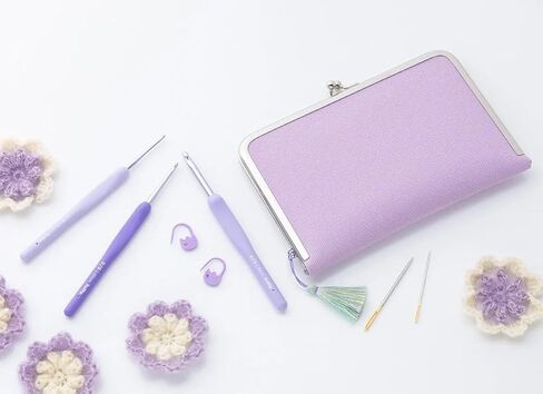 Tulip Tulip Knitting Needles ETIMO Murasaki Crochet Set with Cushion Grip TEM-001 in Kuwait