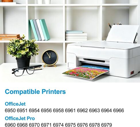902XL Black Ink Cartridges Replacement for HP 902 Black Ink Cartridges, Compatible with HP Printer OfficeJet Pro 6968 6978 6950 6958 6979 6962 6954 6971 6974 6975, Equipped with Upgraded Chip (2 Pack) in Saudi Arabia