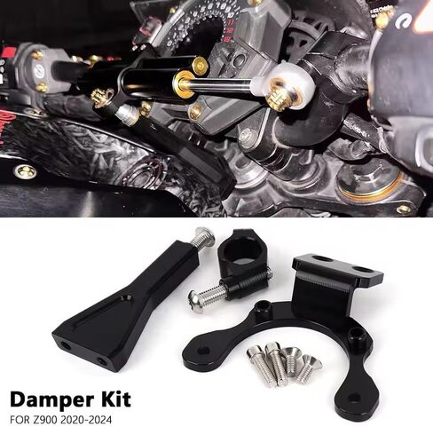 لـ KAWASAKI Z 900 z900 Z900 2020 2021 2022 2023 2024 دراجة نارية باستخدام الحاسب الآلي التوجيه المثبط استقرار المخمدات قوس تصاعد عدة (قوس فقط in Kuwait