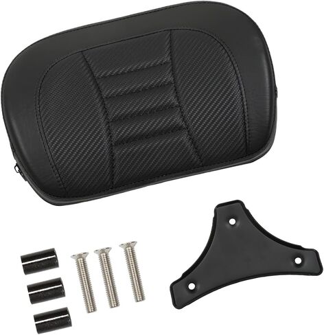 labwork Passenger Sissy Bar Backrest Pad Replacement for Road King Street Glide CVO Electra Street Road Glide Solftail Heritage Classic 1994-2023 Black Stitching in Saudi Arabia