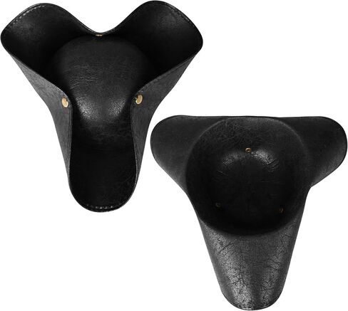 Pirate Tricorn Hat Men & Women Vintage Wrinkle Pirate Hat Set with Eye Patch Necklace Pirate Sash Belt Accessories Set in Saudi Arabia