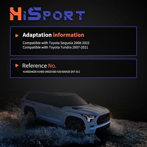 مشغل القفل التفاضلي الأمامي HiSport 4WD - متوافق مع Toyota Sequoia 2008-2022 Tundra 2007-2021 - استبدال 600-420 41400-34020 in Kuwait