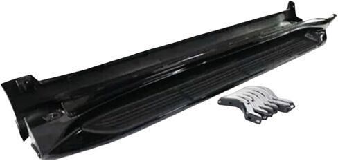 4 قطعة لوحات تشغيل خطوات جانبية سوداء متوافقة مع لكزس LX570 J200 2007-2020 اكسسوارات السيارات in Kuwait
