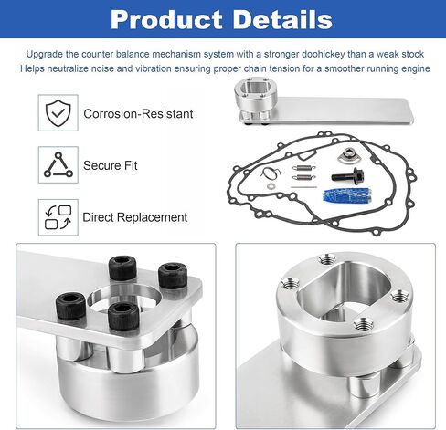 Doohickey Adjustment Counter Balancer Chain Tensioner Torsion Lever Spring Upgrade Installer Tool Kit Compatible with Kawasaki KLR650 1987-Up in Kuwait