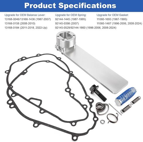 Doohickey Adjustment Counter Balancer Chain Tensioner Torsion Lever Spring Upgrade Installer Tool Kit Compatible with Kawasaki KLR650 1987-Up in Kuwait
