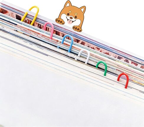 40 Pack Jumbo Clips, 4 Inch 100mm Large Size, 8 Assorted Colors Cute Multicolor Bookmark, Big Decorative Organizers for Office School Document Desk Accessories in Saudi Arabia