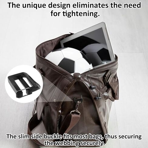 8 Pack G Hook Buckles, Webbing Hook Clip, plastic d ring, 25mm 1'' Strap Belt Buckle with Open Lock End Clasp, Removable Webbing Keeper Buckle for Sling Bags, G-Clip Backpack Straps in Kuwait