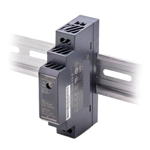 1pcs HDR-15-5 5V 2.4A 12W Step Shape DIN Rail Single Output Industrial Power Supply in Kuwait