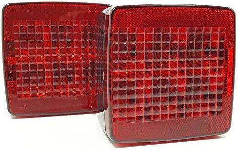 LED Submersible Trailer Tail Lights, Under 80" Combo Stop, Turn and Tail Functions with License Plate (Made in the USA) in Kuwait