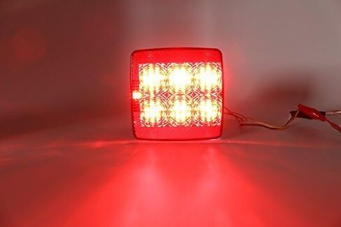 LED Submersible Trailer Tail Lights, Under 80" Combo Stop, Turn and Tail Functions with License Plate (Made in the USA) in Kuwait