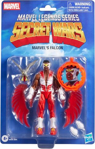 سلسلة Marvel Legends Secret Wars Falcon، شخصية كابتن أمريكا كوميكس الرجعية القابلة للتجميع مقاس 6 بوصات مع درع عدسي in Kuwait