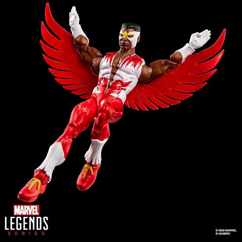 سلسلة Marvel Legends Secret Wars Falcon، شخصية كابتن أمريكا كوميكس الرجعية القابلة للتجميع مقاس 6 بوصات مع درع عدسي in Kuwait