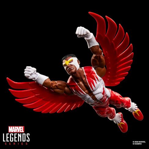 سلسلة Marvel Legends Secret Wars Falcon، شخصية كابتن أمريكا كوميكس الرجعية القابلة للتجميع مقاس 6 بوصات مع درع عدسي in Kuwait