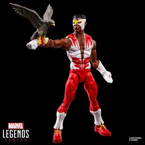 سلسلة Marvel Legends Secret Wars Falcon، شخصية كابتن أمريكا كوميكس الرجعية القابلة للتجميع مقاس 6 بوصات مع درع عدسي in Kuwait