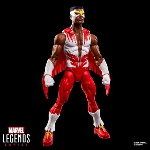 سلسلة Marvel Legends Secret Wars Falcon، شخصية كابتن أمريكا كوميكس الرجعية القابلة للتجميع مقاس 6 بوصات مع درع عدسي in Kuwait