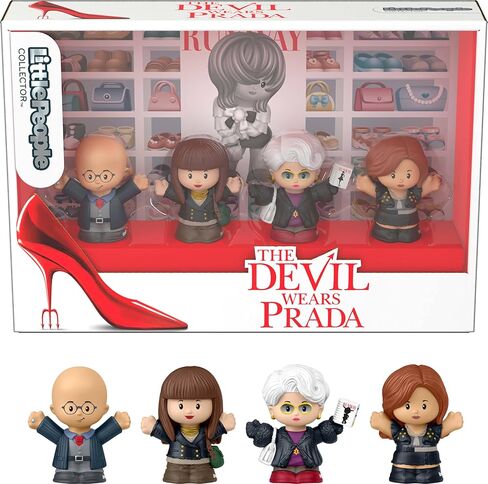مجموعة Little People Collector The Devil Wears Prada إصدار خاص لمحبي الأفلام، 4 شخصيات في عبوة عرض in Kuwait