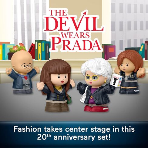مجموعة Little People Collector The Devil Wears Prada إصدار خاص لمحبي الأفلام، 4 شخصيات في عبوة عرض in Kuwait
