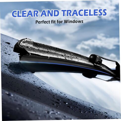 ABOOFAN 10pcs Car Frameless Windshield Wiper Strips Natural Rubber Rear Wiper Blades in Kuwait