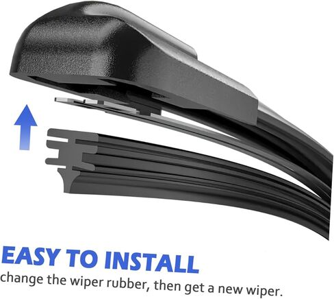 ABOOFAN 10pcs Car Frameless Windshield Wiper Strips Natural Rubber Rear Wiper Blades in Kuwait