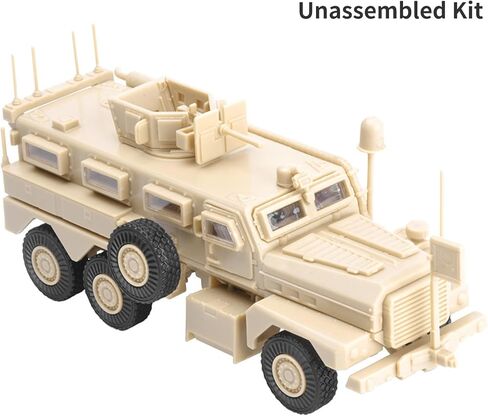ZEZEFUFU غير مجمعة 1/72 مقياس كوغار 6x6 MRAP Sd.Kfz.7 مجموعة نماذج نصف المسار محاكاة ديكور غرفة مكتب المنزل الهدايا in Kuwait