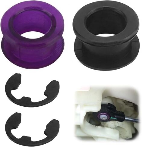 2PCS Shift Cable Bushing Repair Kit with Clips, Shifter Cable Bushing & Linkage Bush Replacement for Toyota Jeep Chevrolet, OEM# 33835-08010 33820-02370 in Saudi Arabia