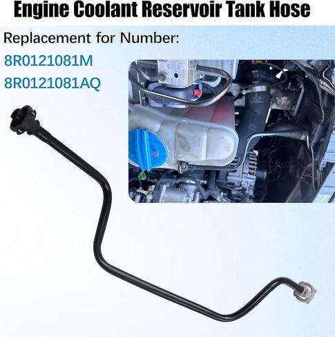 8R0121081M Engine Coolant Reservoir Tank Hose Compatible with Audi Q5 2012 2013 2014 2015 2016 2017 Coolant Radiator Reservoir Tank Hose for 8R0121081AQ in Kuwait