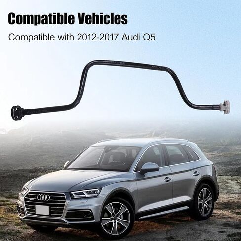 8R0121081M Engine Coolant Reservoir Tank Hose Compatible with Audi Q5 2012 2013 2014 2015 2016 2017 Coolant Radiator Reservoir Tank Hose for 8R0121081AQ in Kuwait