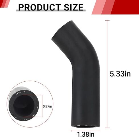 22038 Premium Molded Coolant Hose,Molded Radiator Hose,OD:1.4",ID0.95",for Dodge Ram,Durango,Magnum,Ford in Saudi Arabia