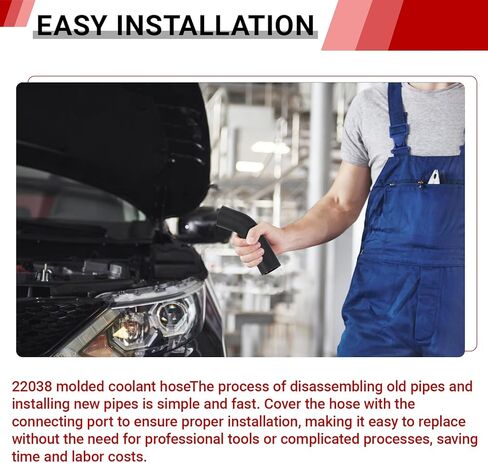 22038 Premium Molded Coolant Hose,Molded Radiator Hose,OD:1.4",ID0.95",for Dodge Ram,Durango,Magnum,Ford in Saudi Arabia